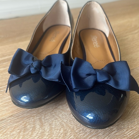 J.Renee Blue Flats with Bow Detail - Picture 8 of 12